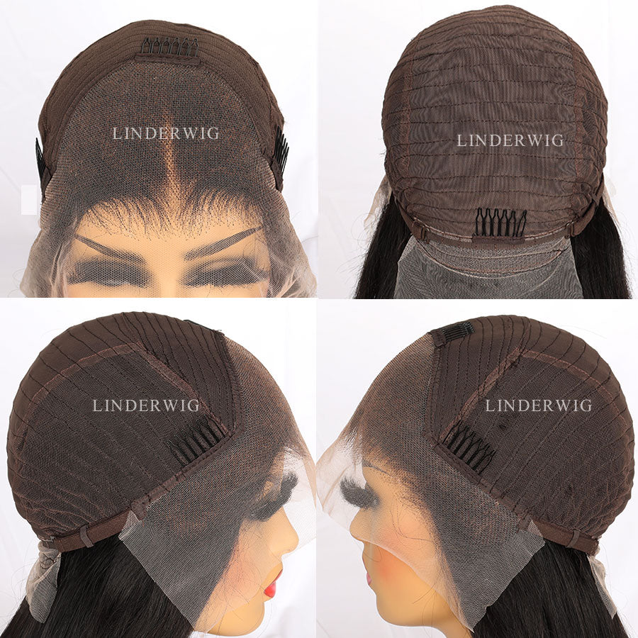 13X4 Lace Front Wigs Straight Brazilian Virgin Human Hair Wigs [13X4FSS]