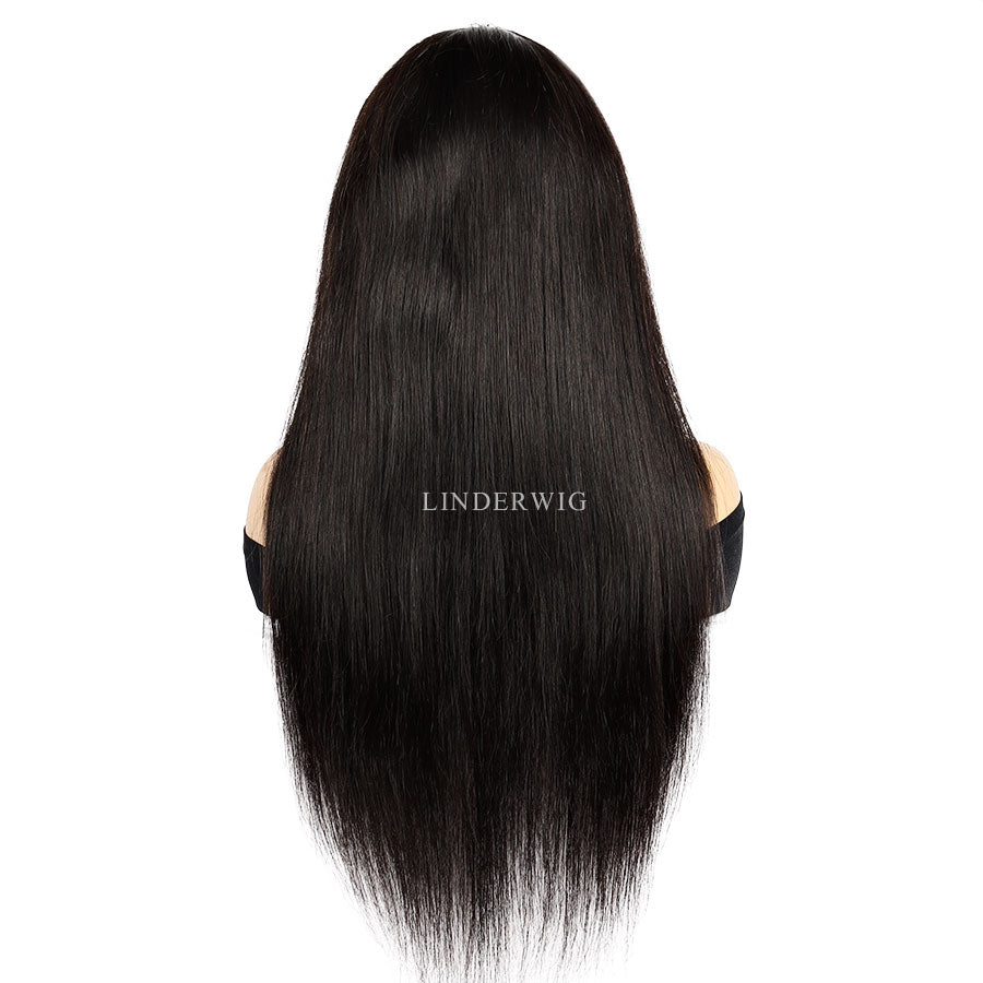 Long Straight 13x6 HD Lace Front Wigs Clean Bleached Knots Human Hair Wigs [13X6SSHD]