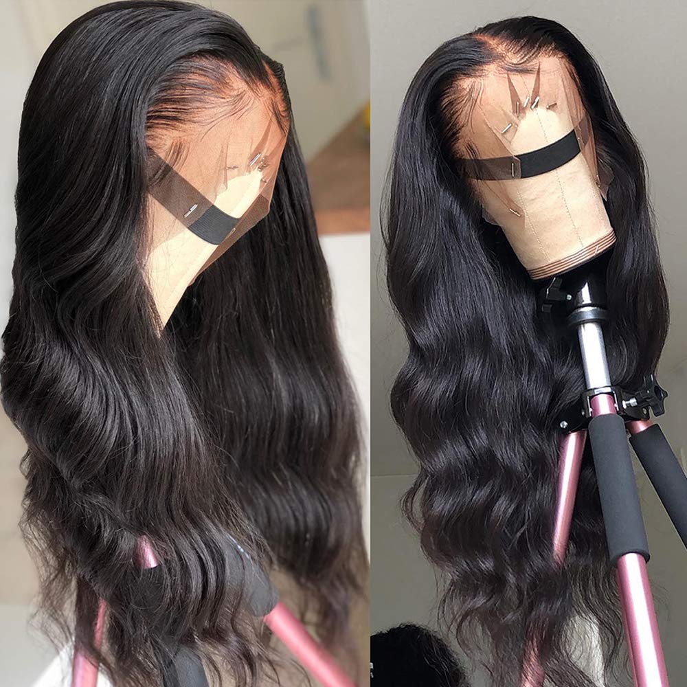 Glueless 13x6 Lace Front Wigs Body Wave Brazilian Virgin Human Hair Wigs [13X6BW]