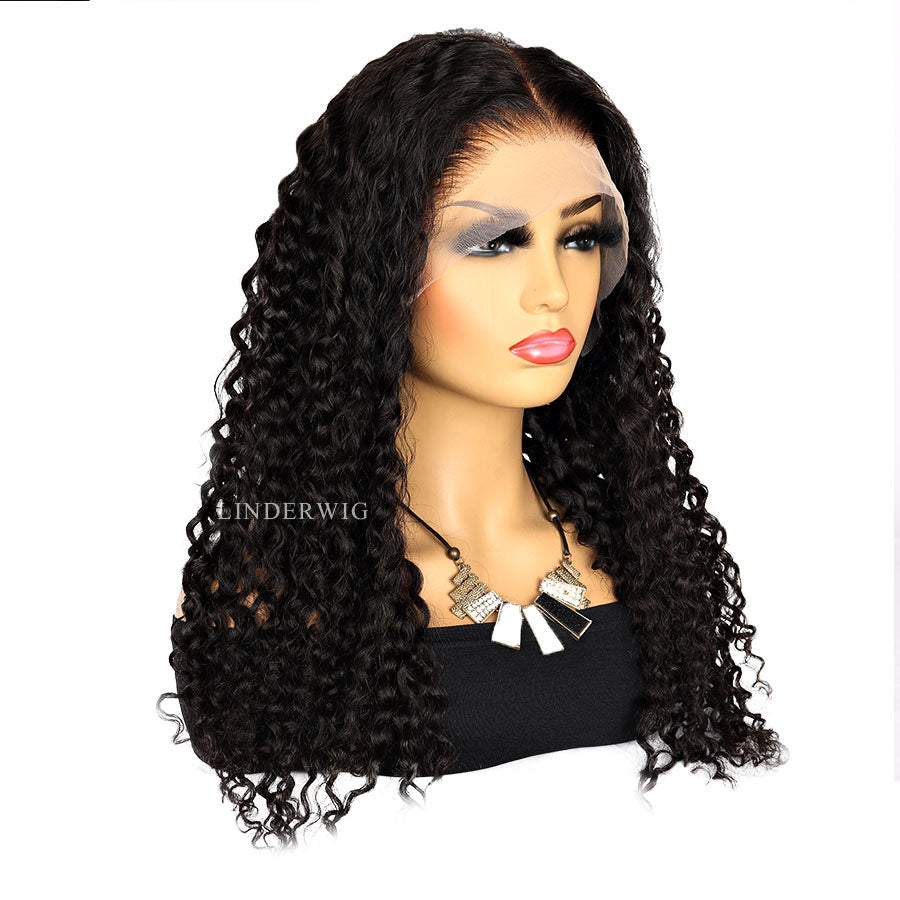 13X4 Full Frontal Lace Front Wigs Water Wave Wig Human Hair Wigs [13X4FWW]