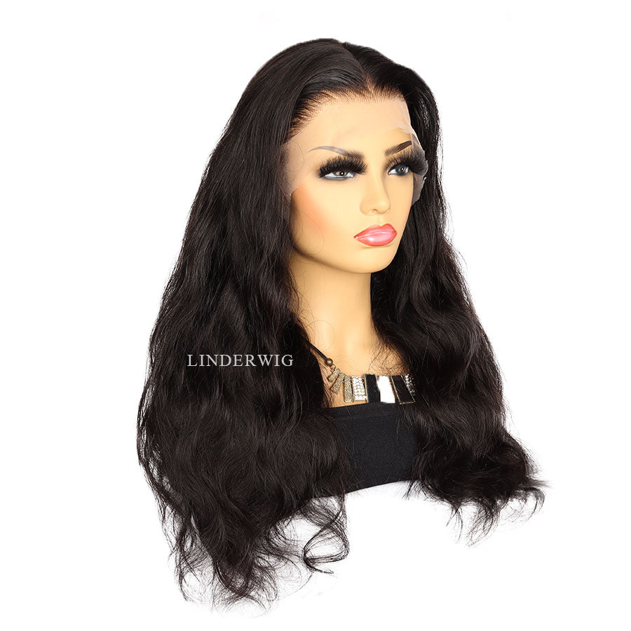 Body Wave 13*4 Full Frontal Lace Wig Brazilian Virgin Human Hair Wigs [13X4FBW]