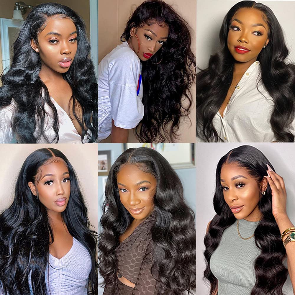 Body Wave 13*4 Full Frontal Lace Wig Brazilian Virgin Human Hair Wigs [13X4FBW]