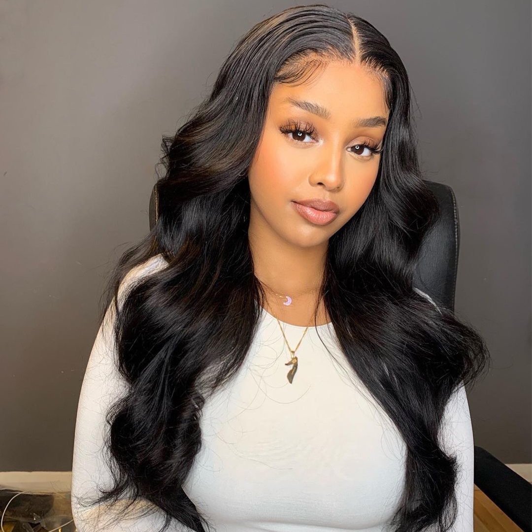 Body Wave 13*4 Full Frontal Lace Wig Brazilian Virgin Human Hair Wigs [13X4FBW]