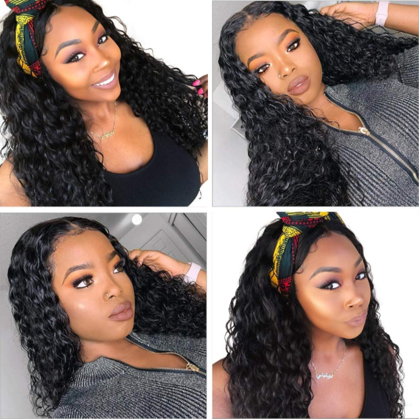 13X4 Full Frontal Wig Deep Wave Brazilian Virgin Human Hair Wigs [13X4FDW]