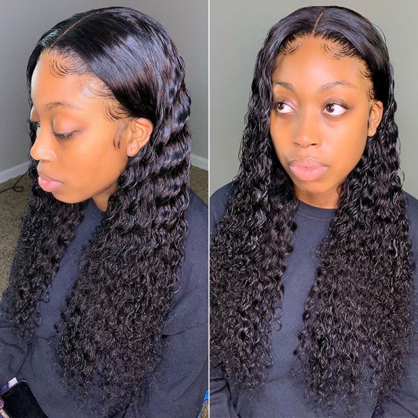 Clean Hairline 13x6 Lace Front Wigs Deep Wave Virgin Human Hair Wigs [13X6DW]