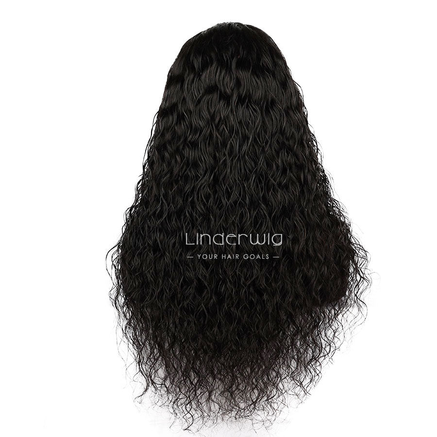 Ultimate HD Lace Natural Curly 13x4 Full Frontal HD Lace Wigs Virgin Human Hair [13X4FNWHD]
